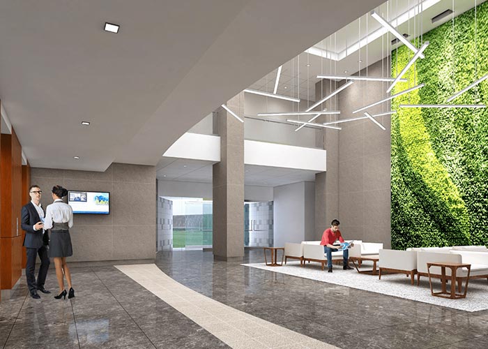 Private Office Lobby Area in Dulles | 2201 Cooperative Way, 6th Floor, Herndon VA 20171