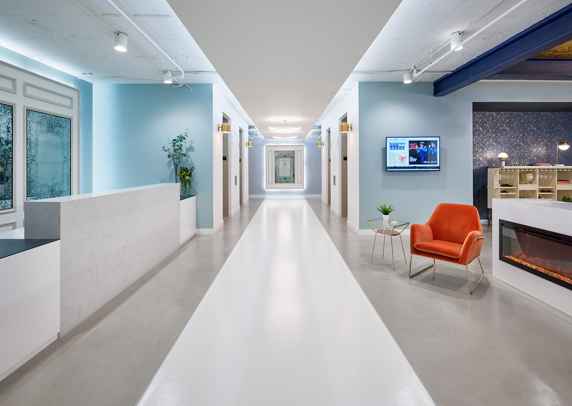 Hallway Lobby Area in the Office | 1250 Connecticut Ave NW, 7th Floor Washington, DC 20036